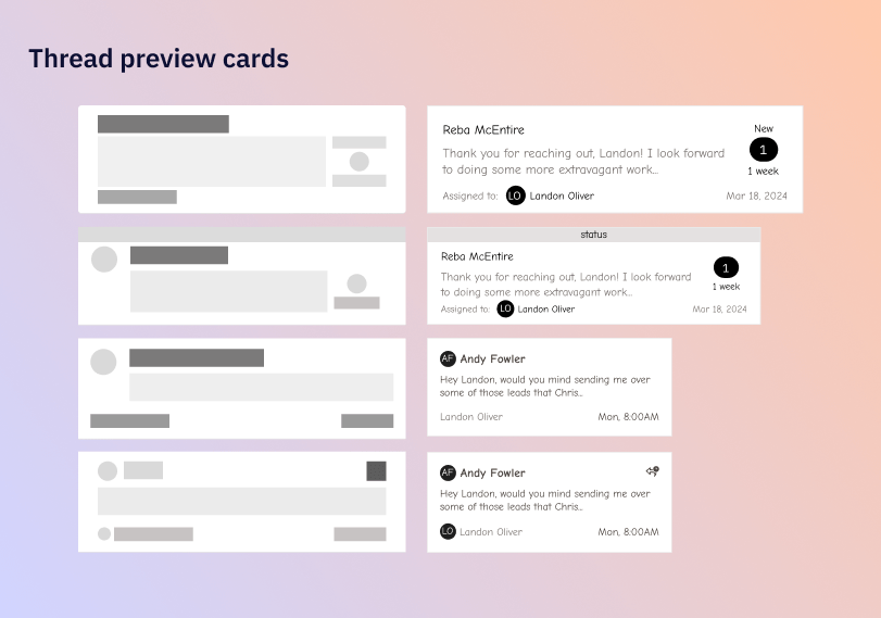 Thread previews